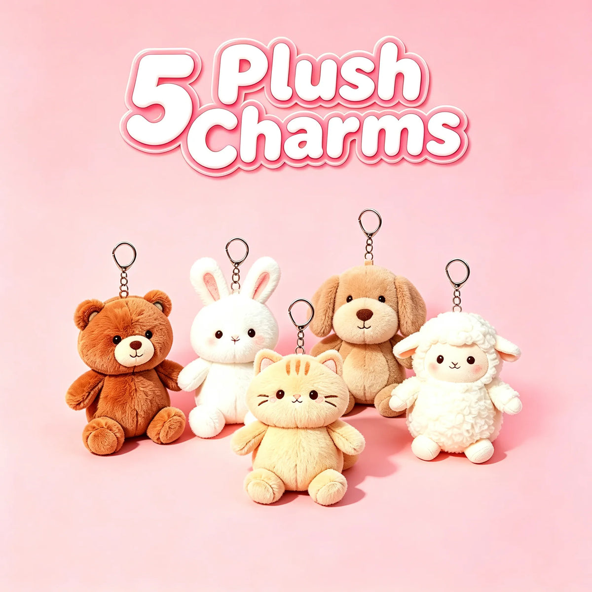 5 Plush Charms You Pick